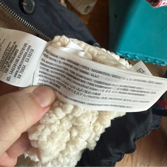 Abercrombie & Fitch Sherpa-lined Military Parka - Black XXS - Picture 10 of 11